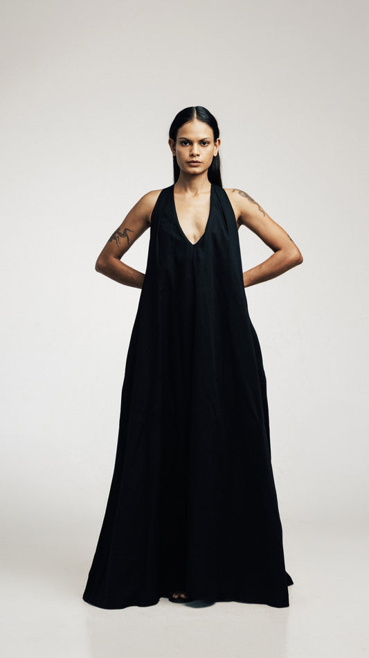 THE MA HALTER DRESS