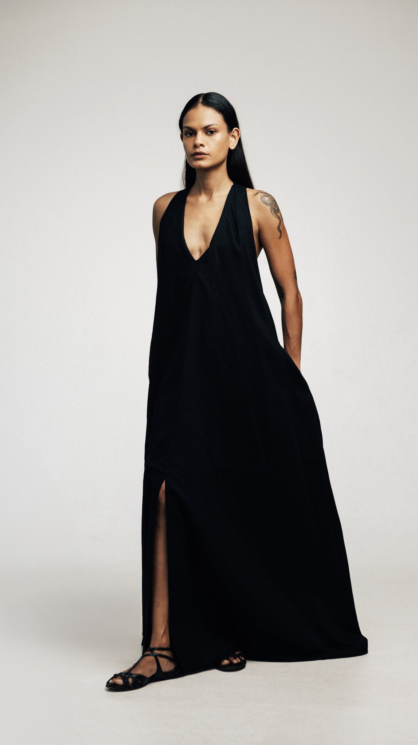 THE MA HALTER DRESS